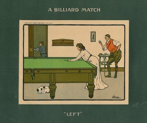 Une partie de billard - Gauche - Lance Thackeray